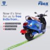 Eblu FEO – The Perfect Family E-Scooter-Blue