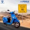 Eblu FEO – The Perfect Family E-Scooter-Blue