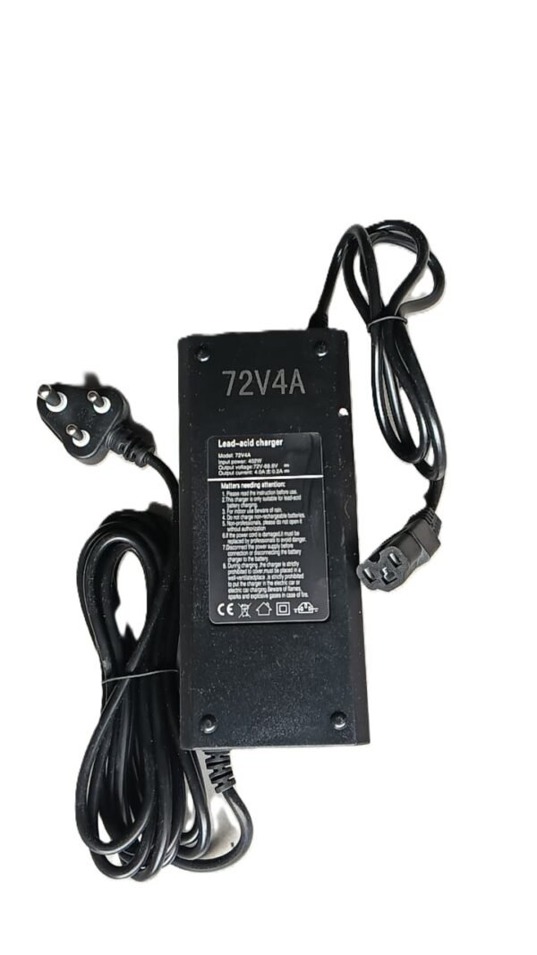 72V 4A 2 72V 4AMP Graphene Battery Charger with Percentage – Reliable & Efficient Charging