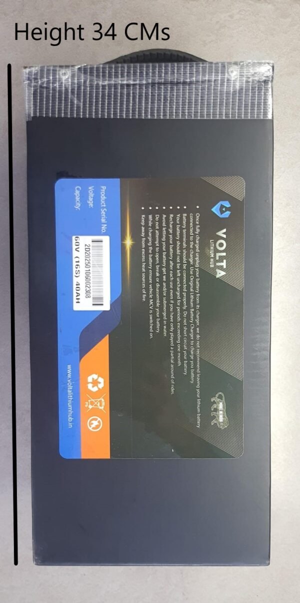 60V 40AH Lithium Ion Battery- ePure EV