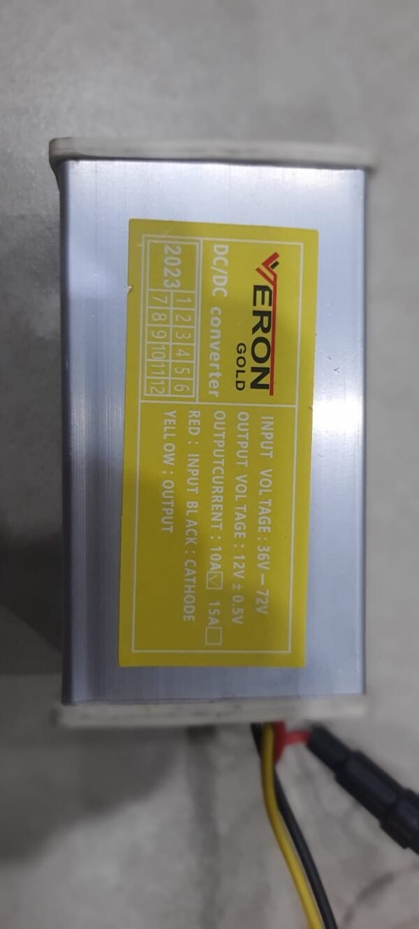 Universal DC Converter 36-72V to 12V 10A with Cut-Off Fuse