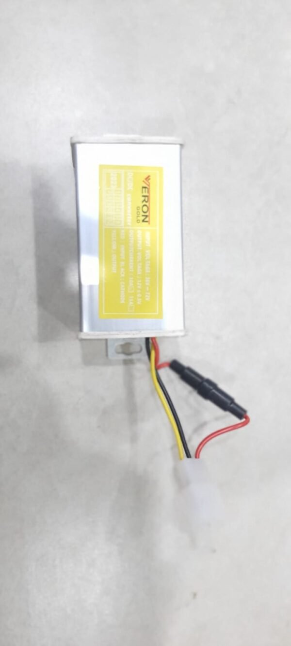 Universal DC Converter 36-72V to 12V 10A with Cut-Off Fuse