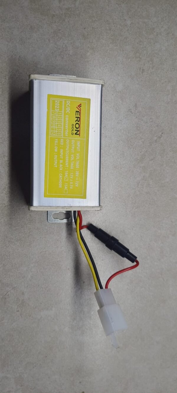 Universal DC Converter 36-72V to 12V 10A with Cut-Off Fuse