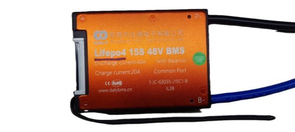 15S 48V 40A NMC BMS – Lithium-ion Battery Management System (Lifepo4 Compatible)