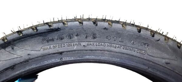 Front Tyre – 2.50-16, 41L 6PR | BGauss D15 (All Variants) | Genuine OEM Tyre