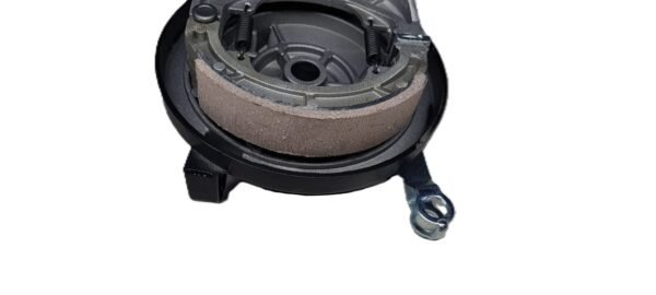 Rear Drum Plate Assembly for Ampere Magnus | 130mm Brake Shoe | 12-inch & 10-inch Motor Compatible