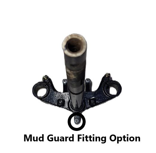 Handle T with Mudguard Mount | 17" | Heavy-Duty