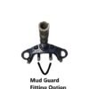 Handle T with Mudguard Mount | 17" | Heavy-Duty