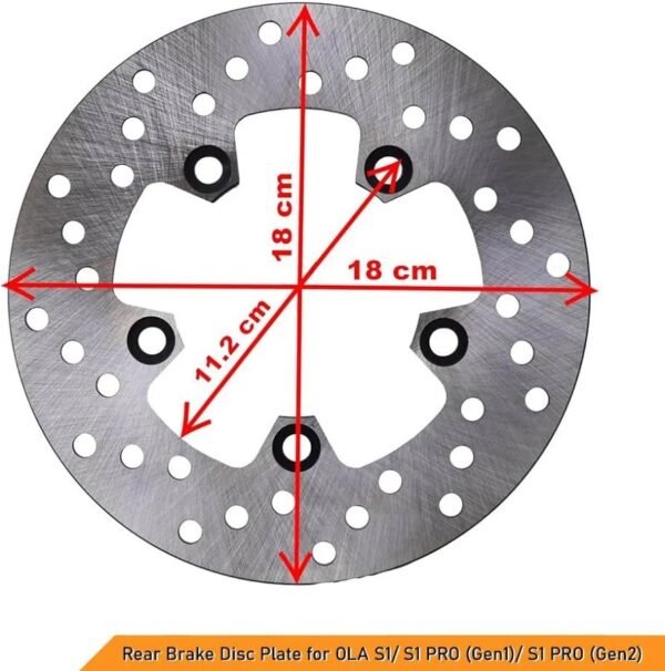 OLA S1 Pro Rear Disc Plate (Gen 1/2/3) – Durable & Reliable