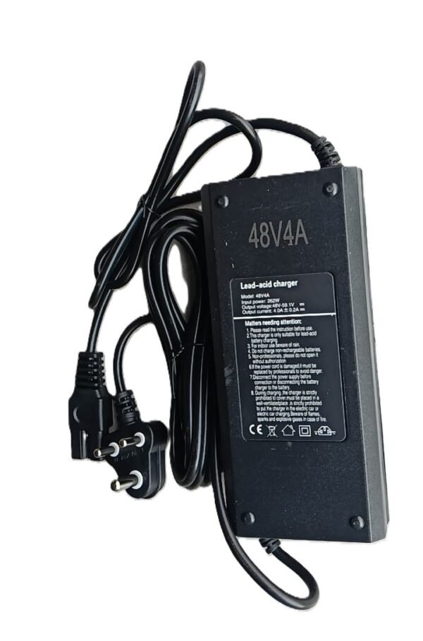 48V 4A Graphene Battery Charger with Percentage Indicator