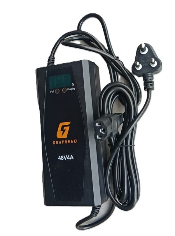 48V 4A Graphene Battery Charger with Percentage Indicator
