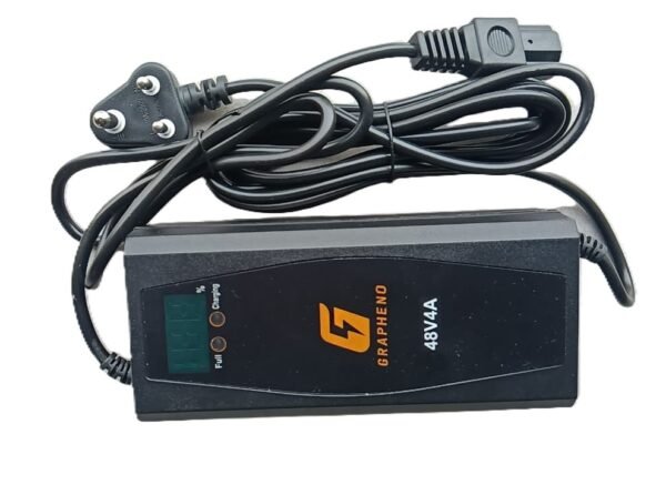 48V 4A Graphene Battery Charger with Percentage Indicator