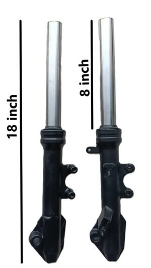 18 Inch Front Telescopic Suspension for E-Scooty (Drum Brake Model) – 27mm