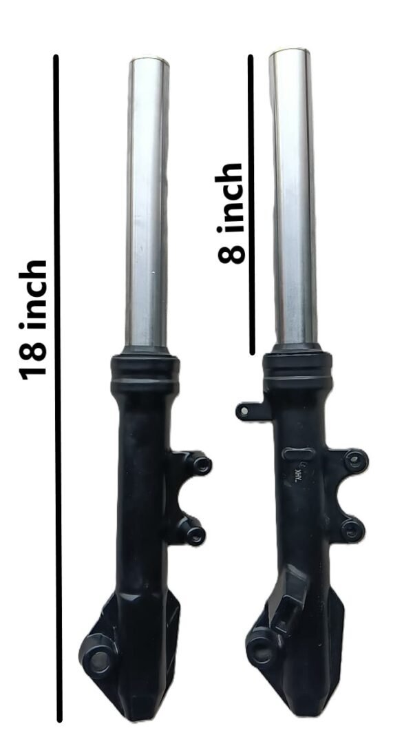 18 Inch Front Telescopic Suspension for E-Scooty (Drum Brake Model) – 27mm