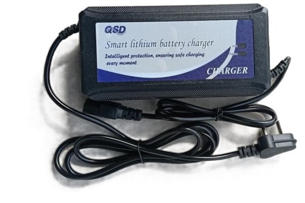 84V 6A Smart Lithium Charger for 20S NMC Li-ion Battery – Auto Cut & LED Indicator | QSD