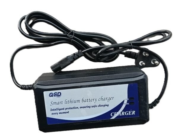84V 6A Smart Lithium Charger for 20S NMC Li-ion Battery – Auto Cut & LED Indicator | QSD