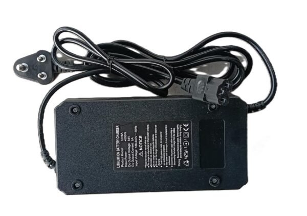 84V 6A Smart Lithium Charger for 20S NMC Li-ion Battery – Auto Cut & LED Indicator | QSD