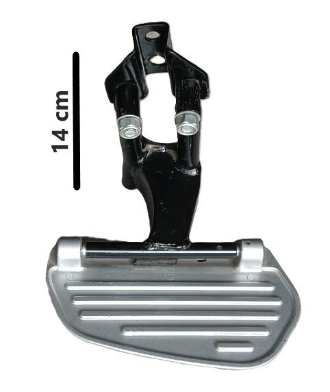 Universal Lady Foot Rest 14cm for Electric Scooters | Foldable Pillion Footrest Set