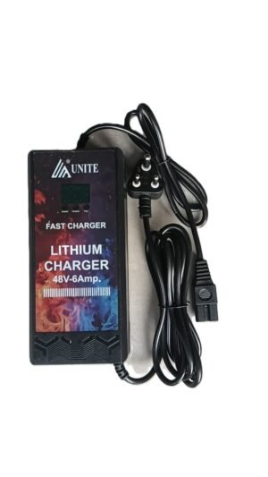 48v 6a 48V 6A Lithium-Ion Battery Charger for 13S Battery Pack | Percentage Indicator | EV Scooter Charger