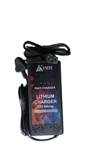 72V 6A Lithium-Ion Battery Charger for 20S Battery Pack | Auto-Cut EV Charger | Electric Scooter Battery Charger